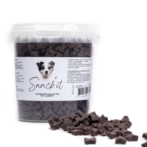Snack'it Semi-Moist Mini Bones m. Vildt 500g
