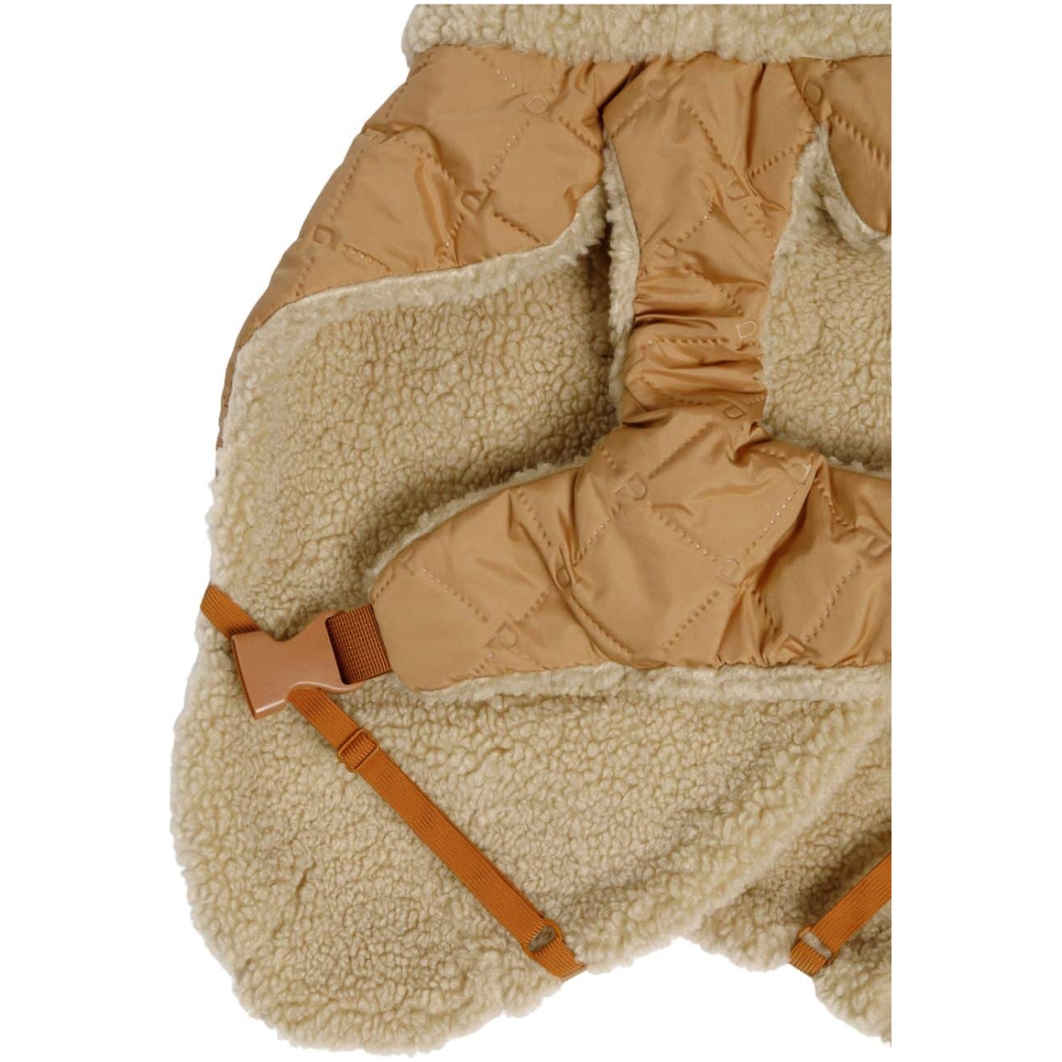 Paikka Quilted Sherpa Jakke, Camel - Billede 3