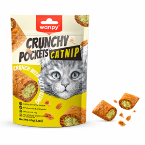 Wanpy Cat Crunchy Pockets Catnip 60g
