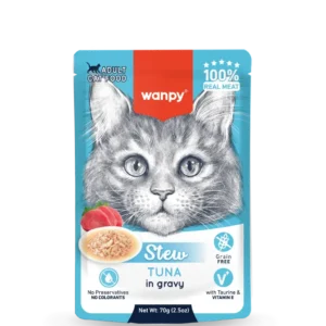 Wanpy Cat Stew Tuna in Gravy 70g
