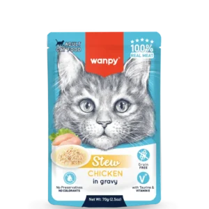 Wanpy Cat Stew Chicken in Gravy 70g