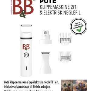B&B Pote klippemaskine 2i1