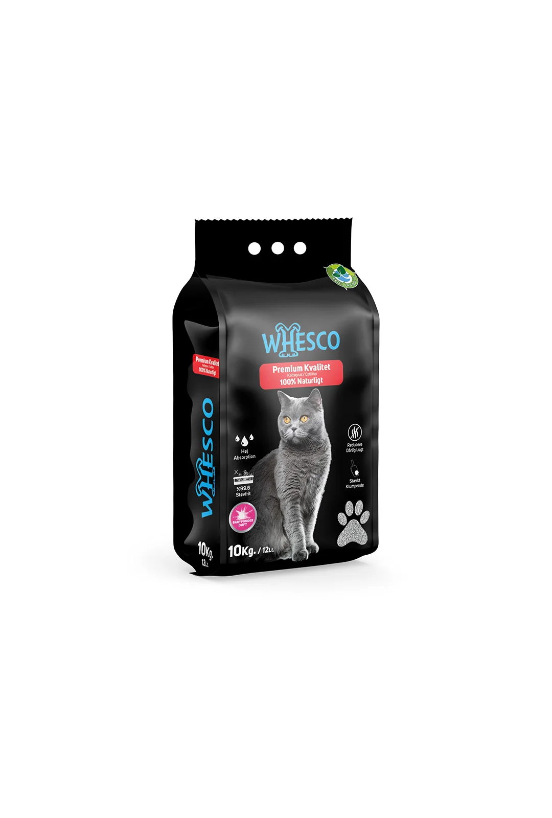 Whesco Premium kattegrus Babypudder 10 kg