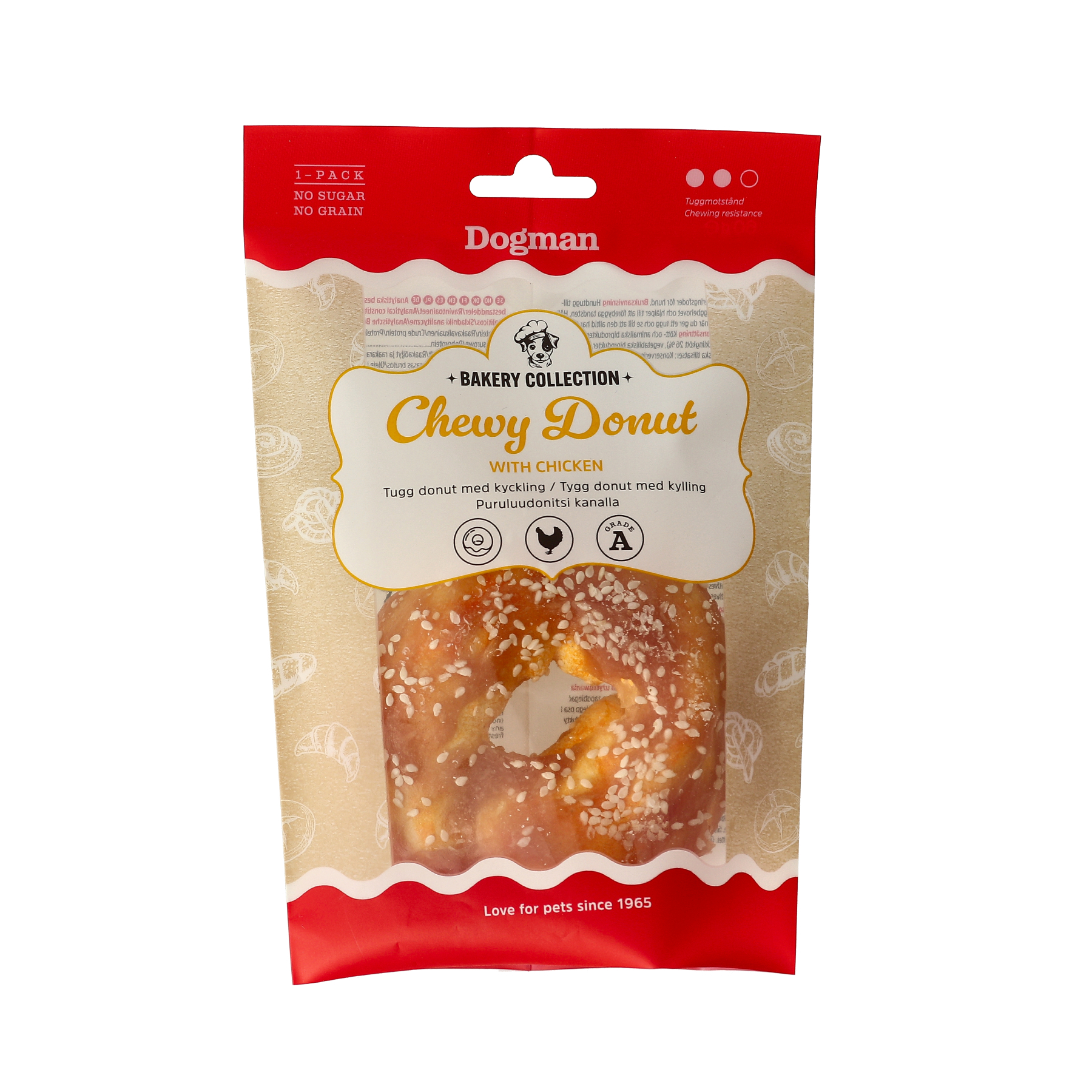 Bakery Collection Tygge Donut med and eller kylling 50% RABAT