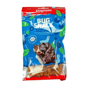 Dogman Insekt Snack Blåbær 80g