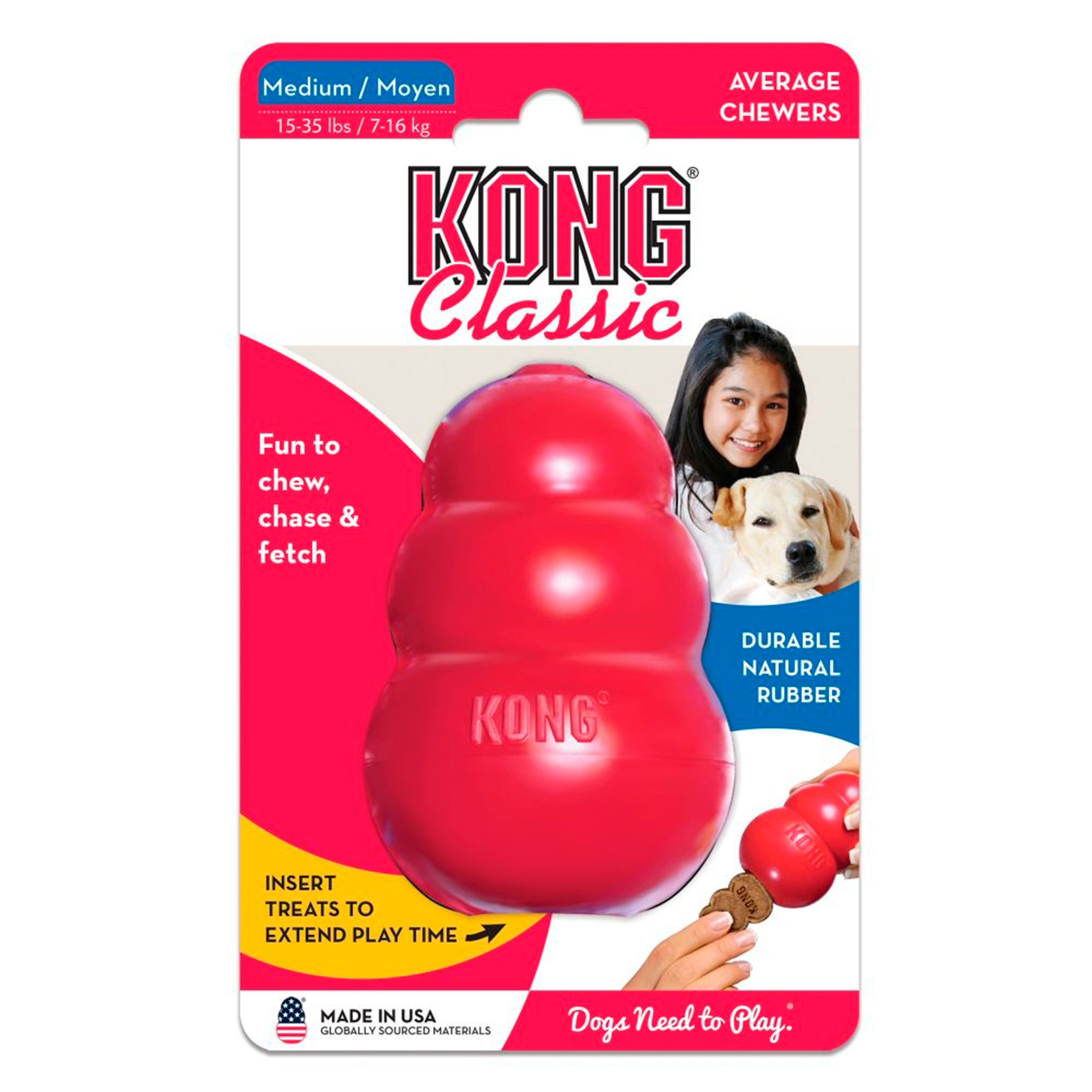 Kong Classic Rød M